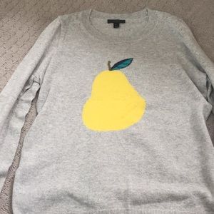 J Crew pear sweater